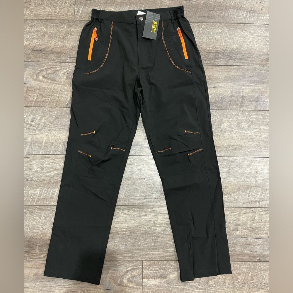 Bikercore Black Cargo Pants size large